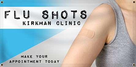 Flu Shot Banner | Banners.com