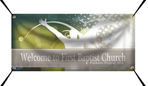 custom catholic church banner