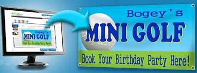 Mini Golf Banner | Banners.com