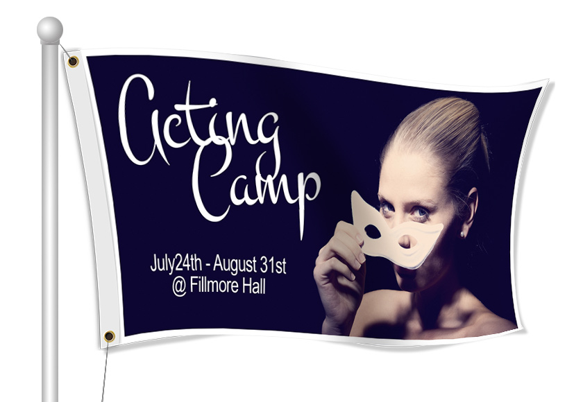Custom Camp flag.