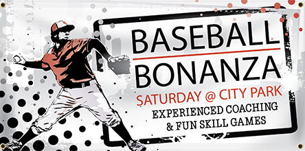 custom baseball banner