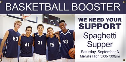 Custom basketball banner