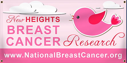 custom breast cancer awareness banners