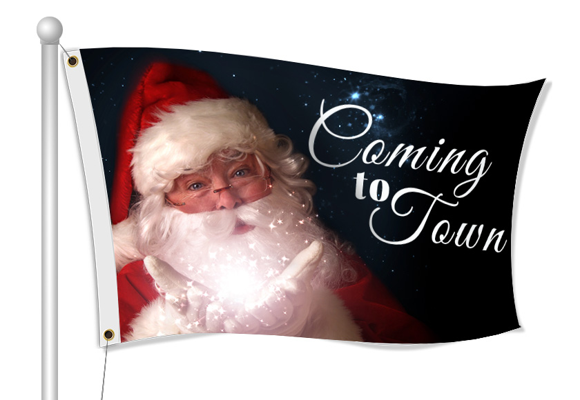 Custom Christmas flag