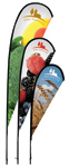 Tear Drop Flying Banner Displays