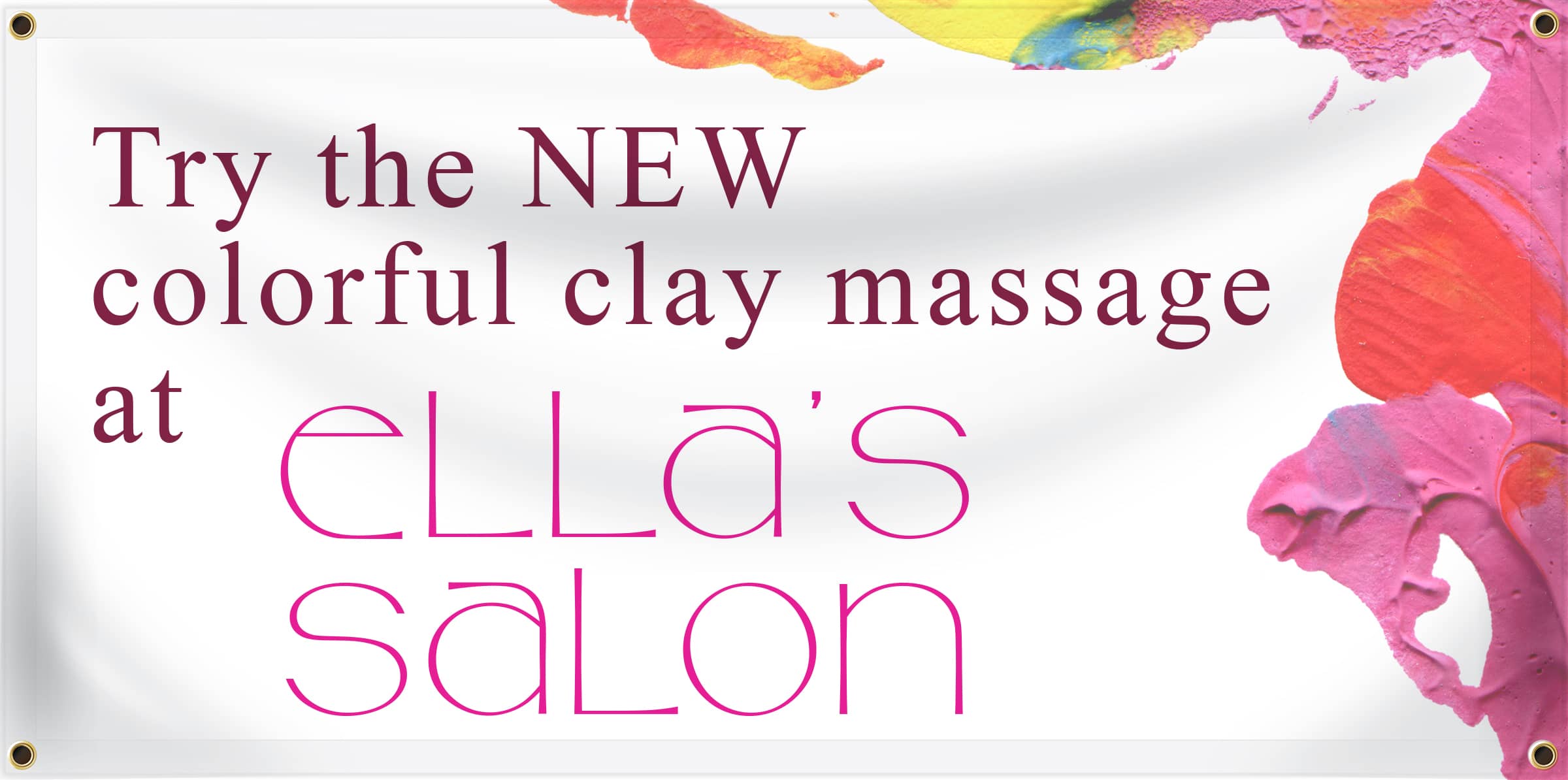 custom salon banner