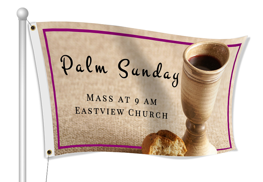 Palm Sunday Flag | Banners.com