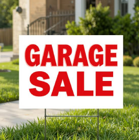 Garage Sale Lawn Signs | Banners.com