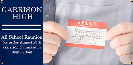 School Reunion Banner | Banners.com