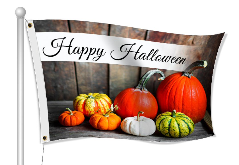 Halloween Flag Example | Banners.com
