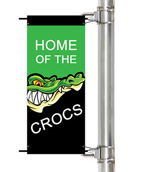 Home Of the Crocs Banner | Banners.com