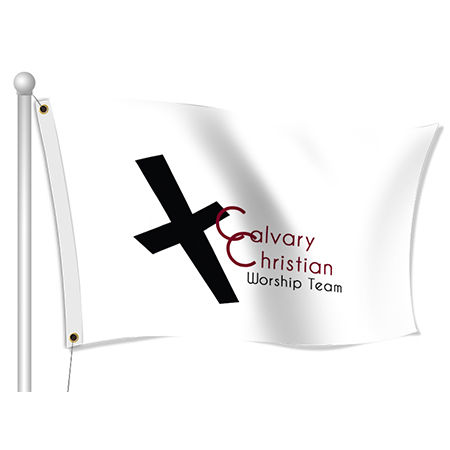Custom company logo flag