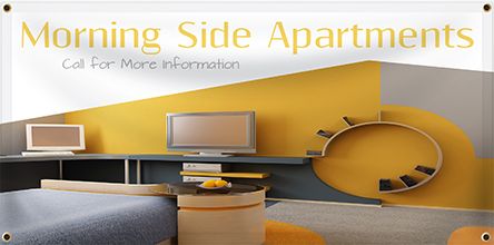 Custom apartment banner