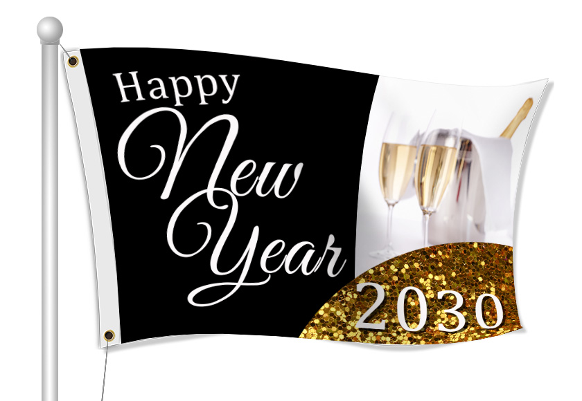 New Years Flag | Banners.com