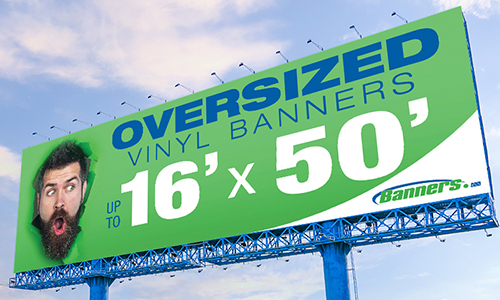 oversized vinyl banner billboard