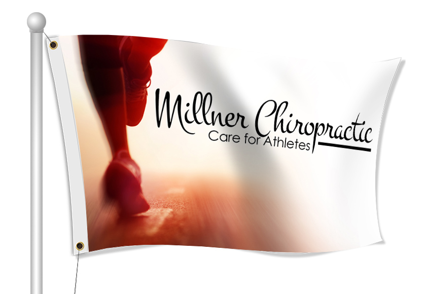 Custom chiropractor Flag