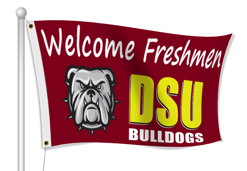 College Welcome Freshman Flag | Banners.com