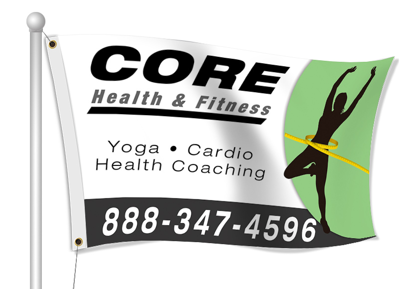 Fitness Flags | Banners.com