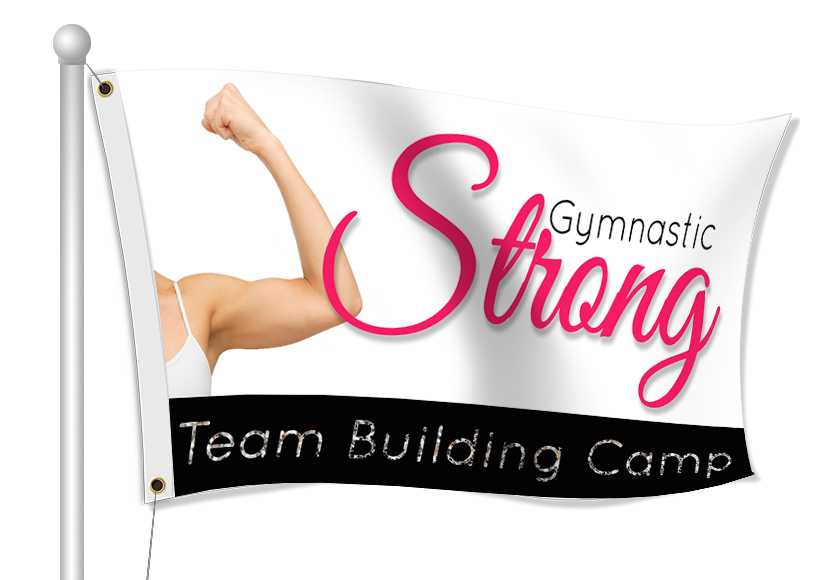Gymnastics Flag | Banners.com