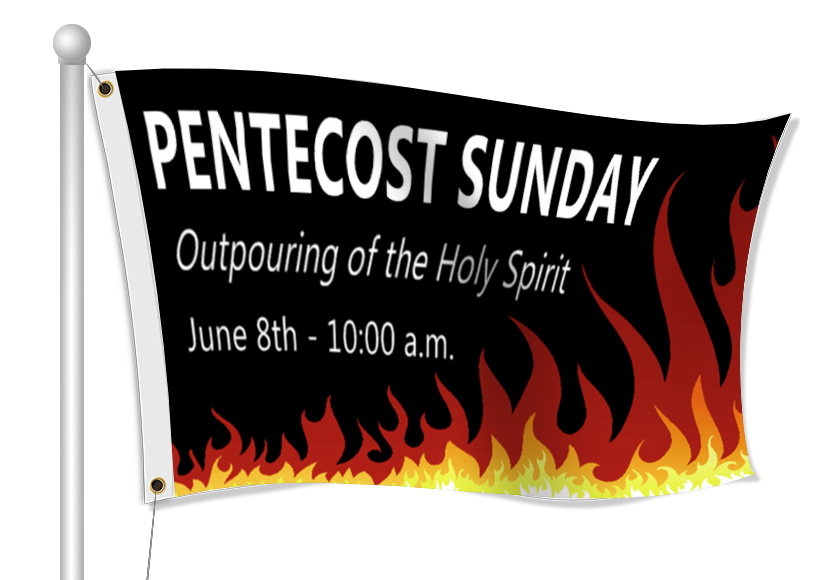 Pentecost Flag | Banners.com