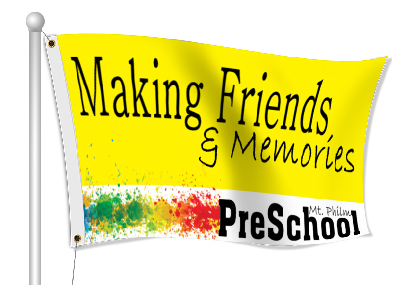 Preschool Memories Flag | Banners.com