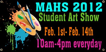 Custom art show banner
