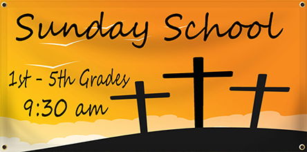 Sunday School Banner | Banners.com