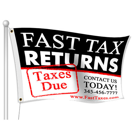 tax flag | Banners.com