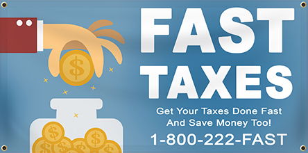 Tax Banner | Banners.com