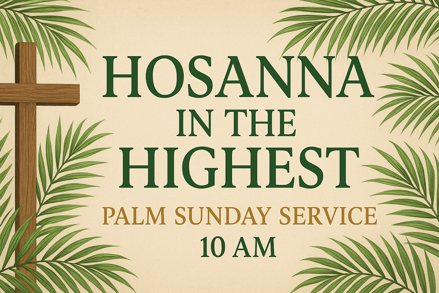 Palm Sunday Banner | Banners.com
